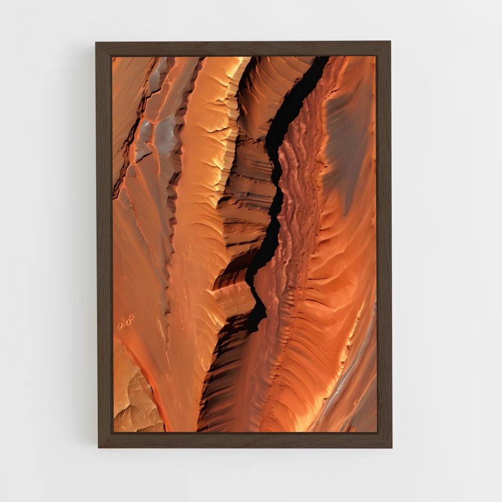 Poster Éclats de Mars – affiche Système solaire (vue 5)